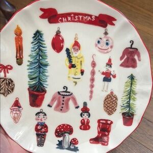 Christmas Themed Decorative Plate